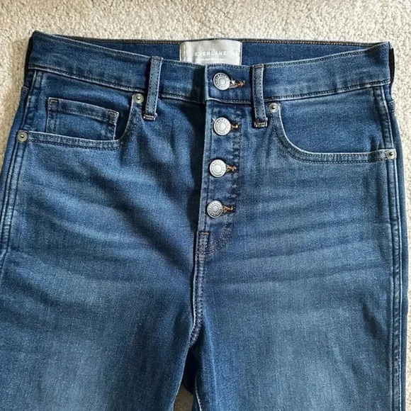 Everlane The Vintage Skinny Jeans Cropped Size 26 - Picture 3 of 6